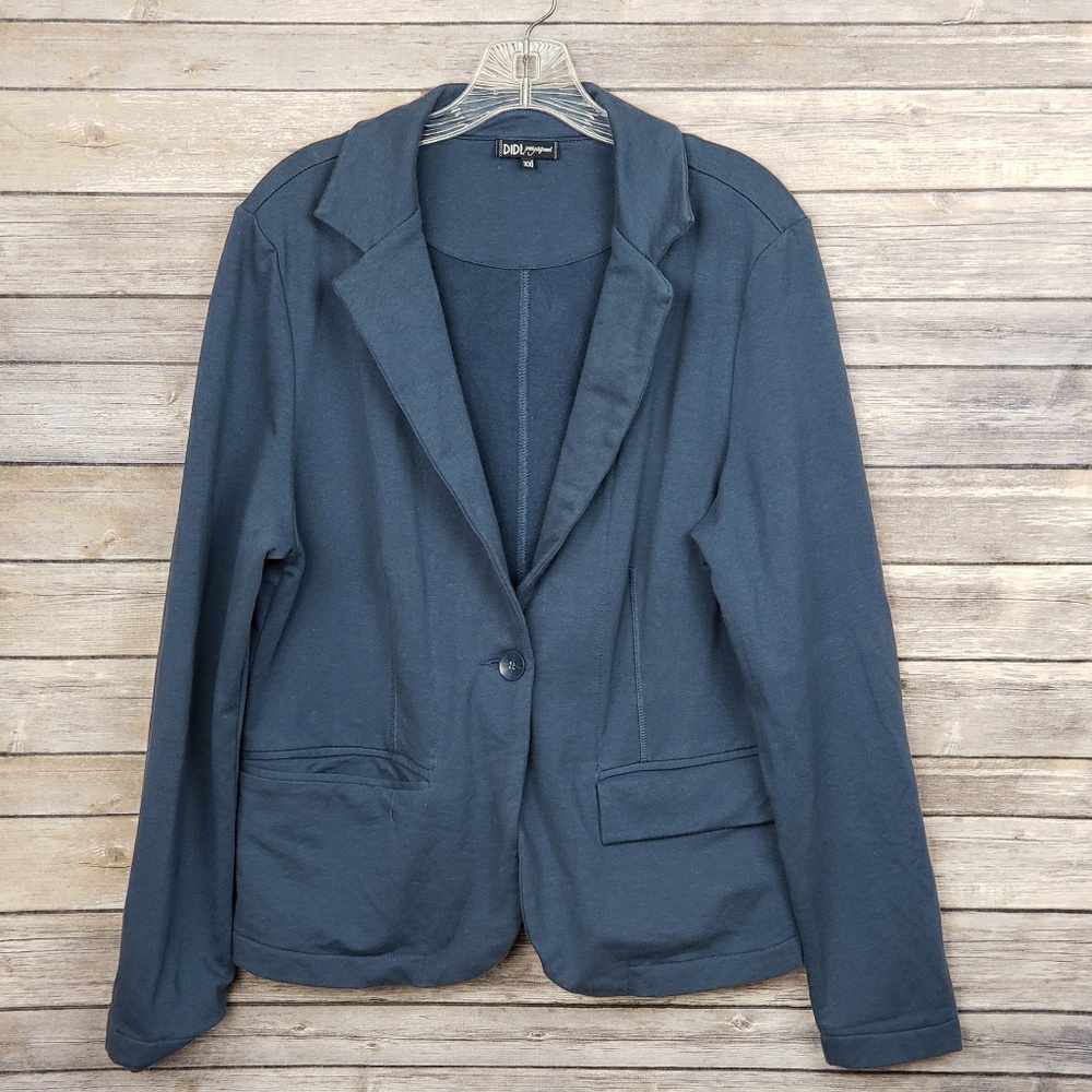 ☆DIDI Womens Blue Blazer